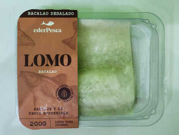 Wild Salted Codfish Bacalhau Loins, 200g, frozen