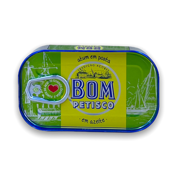 Bom Petisco Canned Solid Tuna in Olive Oil, 120g