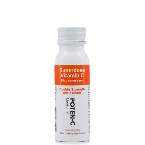 Superdose Liposomal Vitamin C (2000mg/15ml), Unsweetened, 75ml - 5x Doses