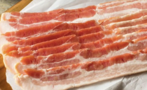 Streaky Bacon, 500g, frozen