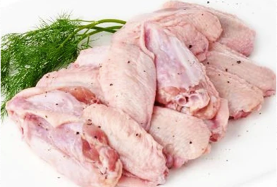 Fresh Organic (Halal) Chicken Mid Joint Wings (Malaysia), 500g pack (12-14 pcs)