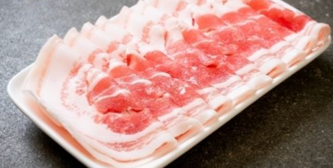 Iberico Pork Belly Shabu Shabu, 250g, Skin On, frozen