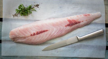 Fresh Wild Deep Sea Grouper (Hapuka) Fillet (New Zealand), boneless, skinless, 500-550g, price/pack
