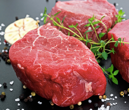 6 packs (value pack) Grass Fed (Halal) Angus Beef Eye Fillet Steak (Tenderloin), 250-275g pack (1 pce), price/6 pack (1.6kg), frozen