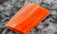 Fresh King Salmon (Chinook) Fillet Portion (New Zealand, Halal), skin on, boneless, 150-160g, price/portion