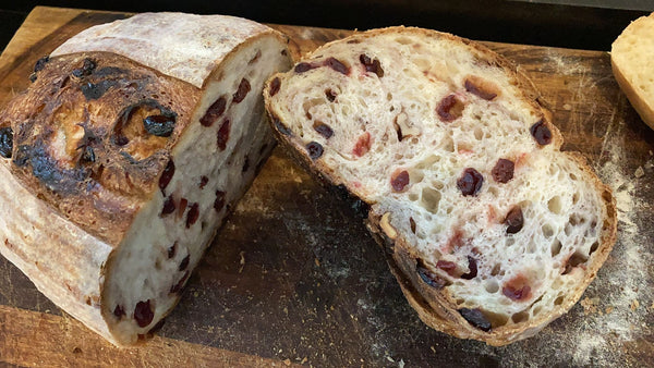 Cranberry & Walnut Sourdough Bread, 500g