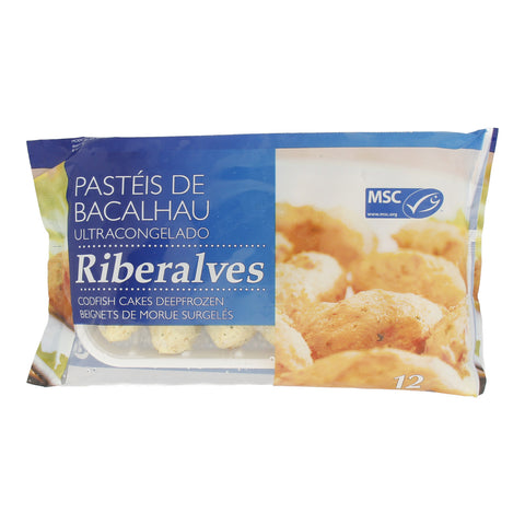 Wild Codfish Cakes (Pasteis de Bacalhau), 30g each, price/pack of 12, frozen (Halal)