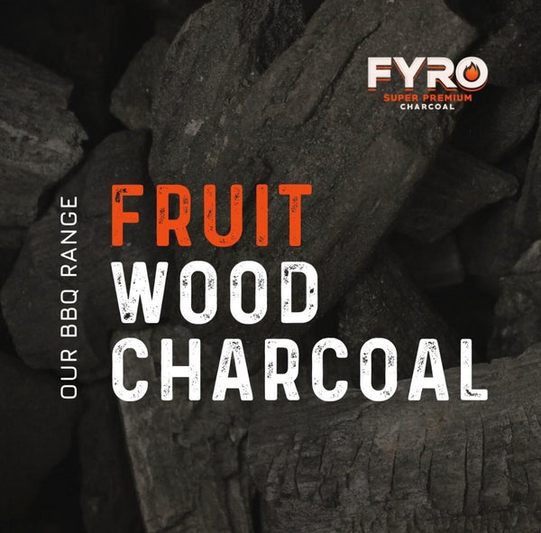 Super Premium Fruit Wood Lump Charcoal, 4kg