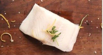 Wild Black Cod fillet (Sablefish), skin on, boneless, belly off, 170-190g, price/per pack, frozen