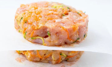 Chicken Burger Patties (Marinated Garlic & Chilli), 150g, price per 2/pack of 300g, frozen