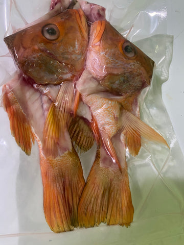 Wild Red Snapper, heads, carcasses & tails, 675-725g, price/pack, frozen