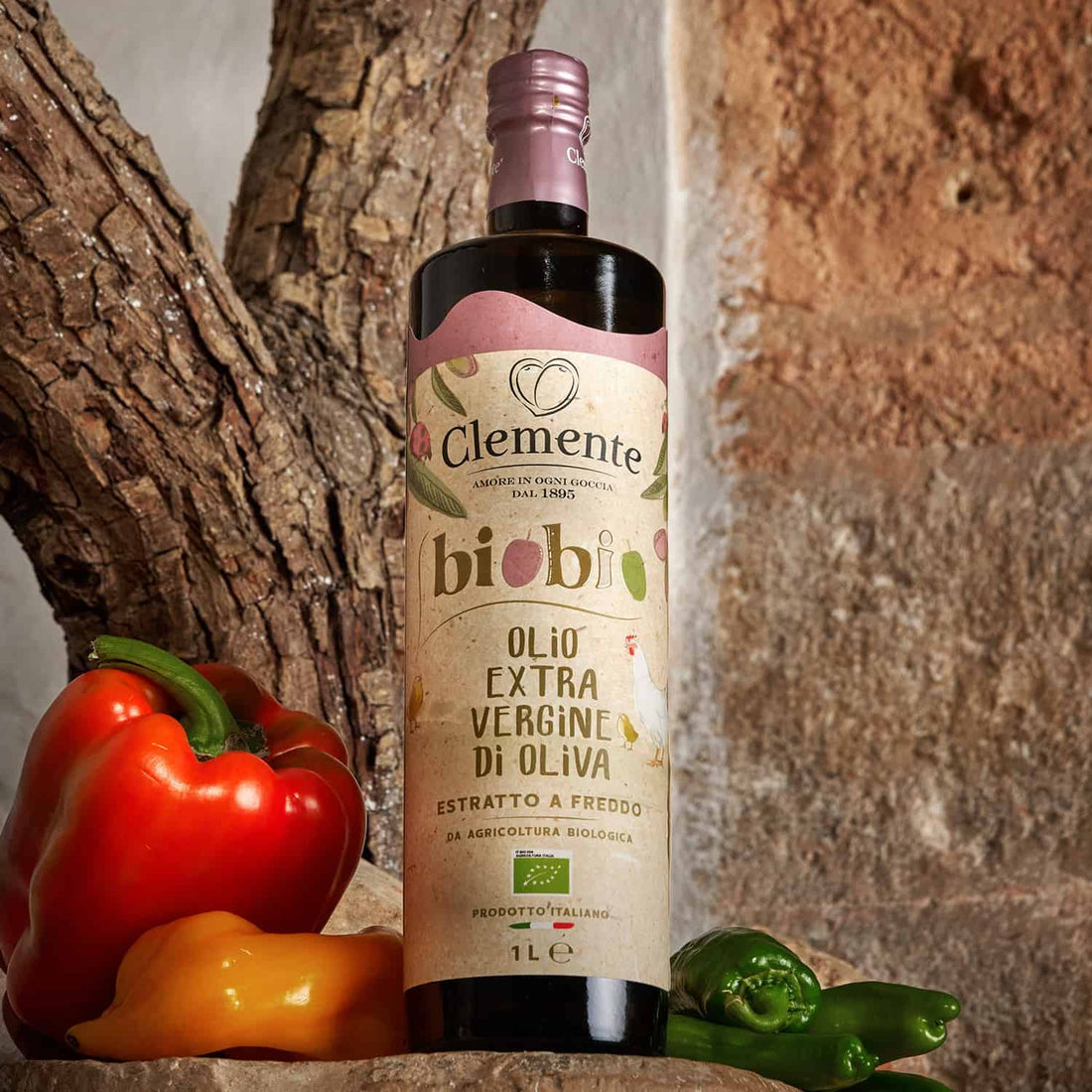 Organic Extra Virgin Olive Oil (Biobio by Clemente, Italy), 1 litre