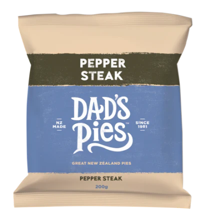 4 only (value pack) Various Dad’s Pies, 200g (you choose)