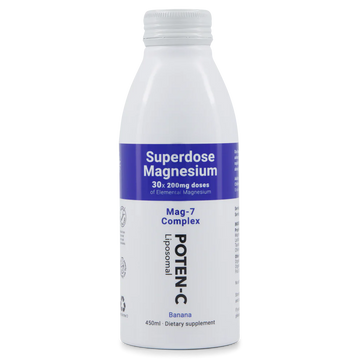 Superdose Liposomal Magnesium (200mg/450ml), Banana - 30x Doses