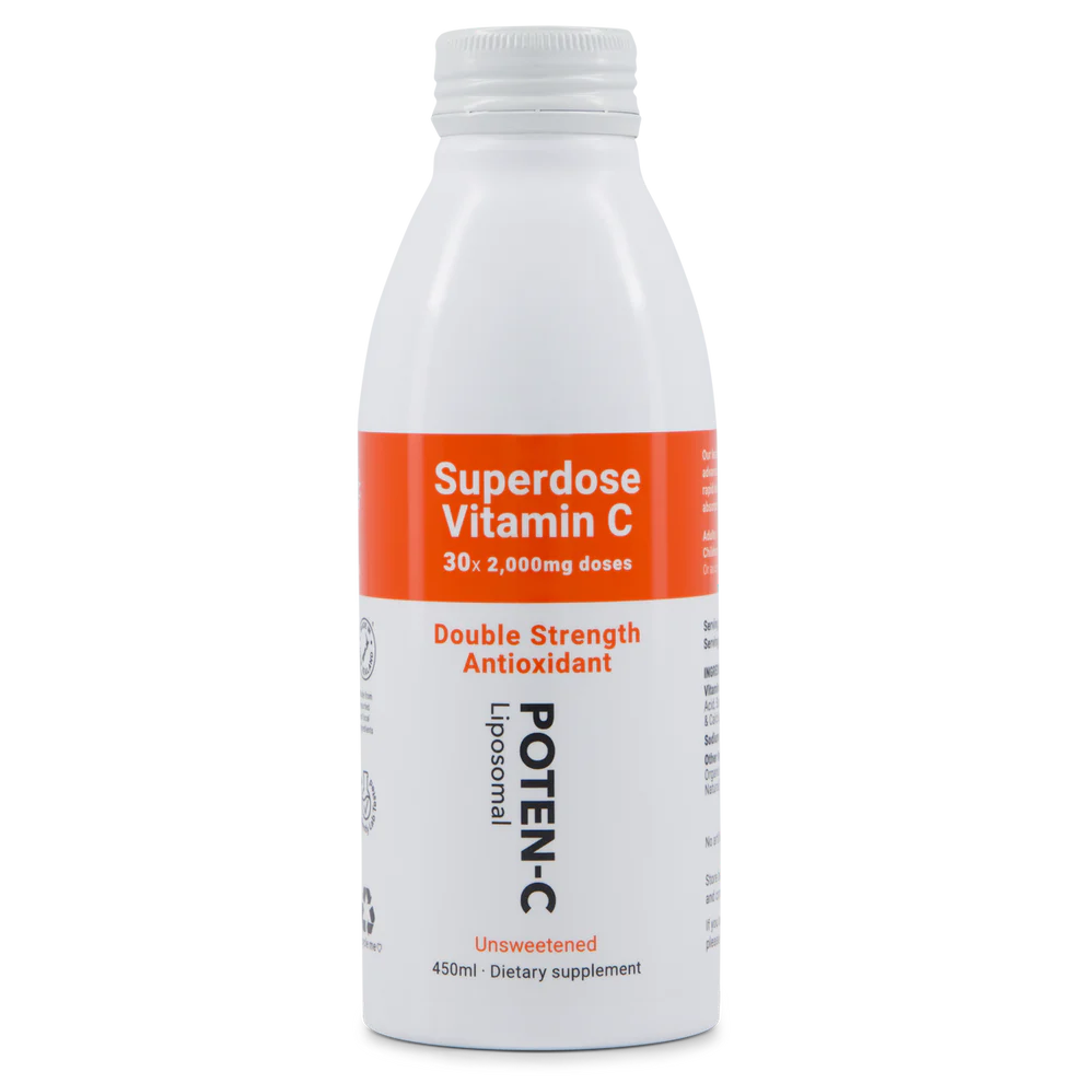 Superdose Liposomal Vitamin C (2000mg/15ml), unsweetened, 450ml - 30x Doses