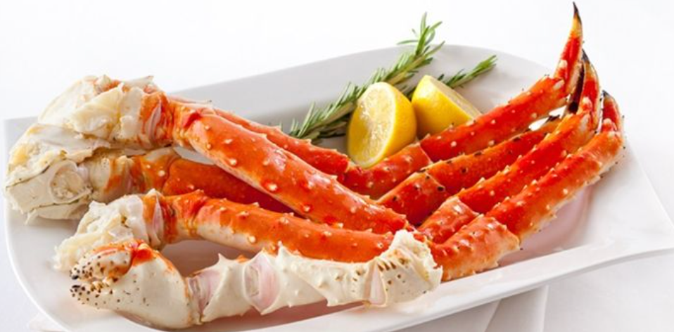 Cooked King Crab Legs (4L Cluster), approx 850g, price/pack, frozen