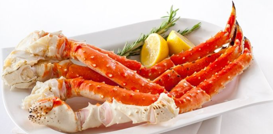 Cooked King Crab Legs (4L Cluster), approx 800g pack, price/pack, frozen