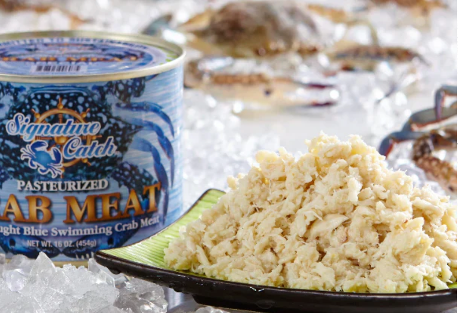 Fresh Wild Caught Backfin Lump Crab Meat, 454g