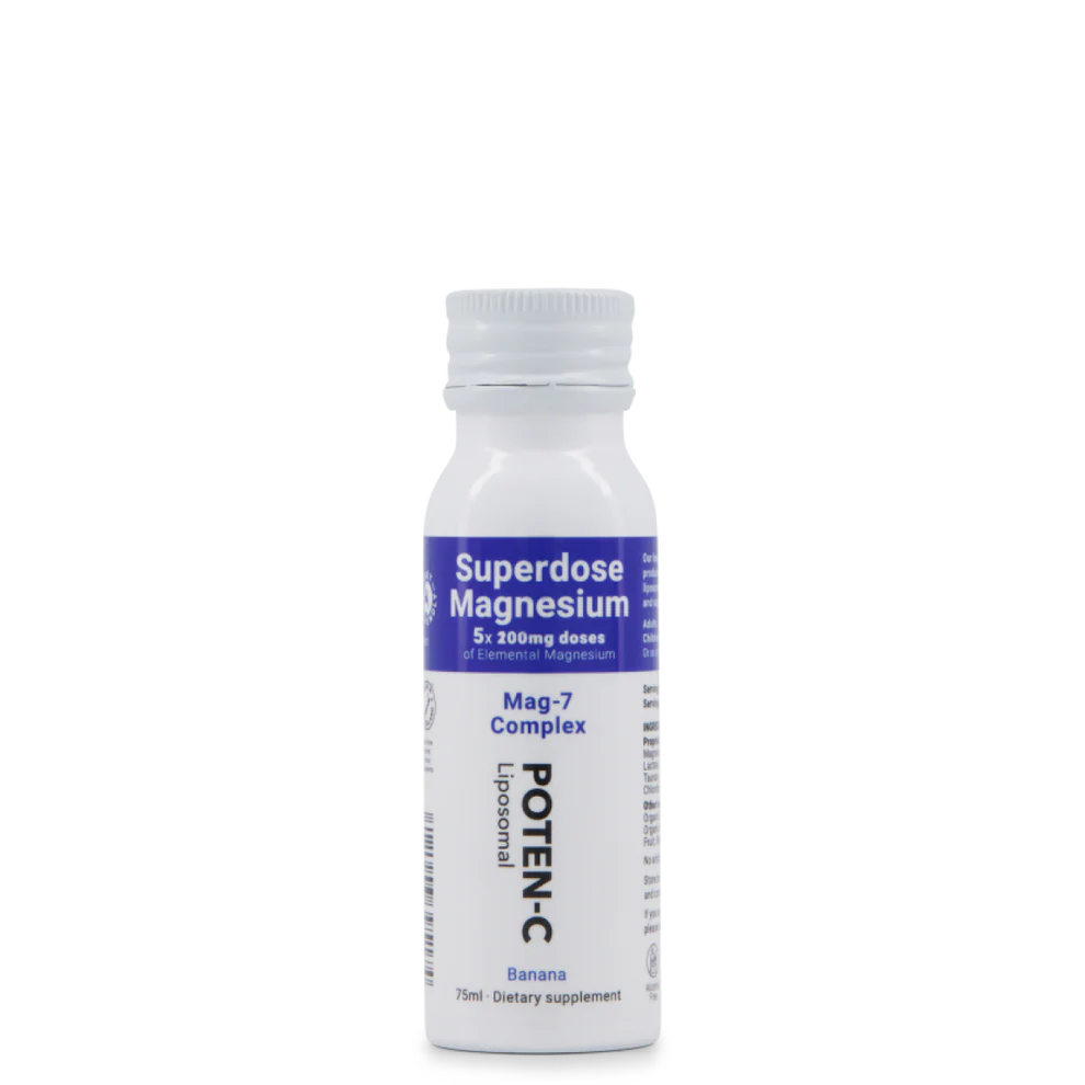 Superdose Liposomal Magnesium (200mg/75ml), Banana - 5x Doses