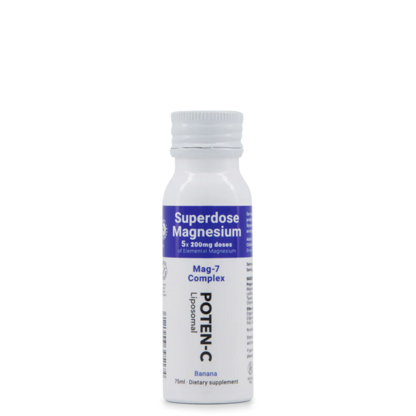 Superdose Liposomal Magnesium (200mg/75ml), Banana - 5x Doses