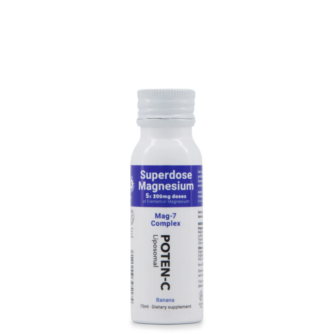 Superdose Liposomal Magnesium (200mg/75ml), Banana - 5x Doses