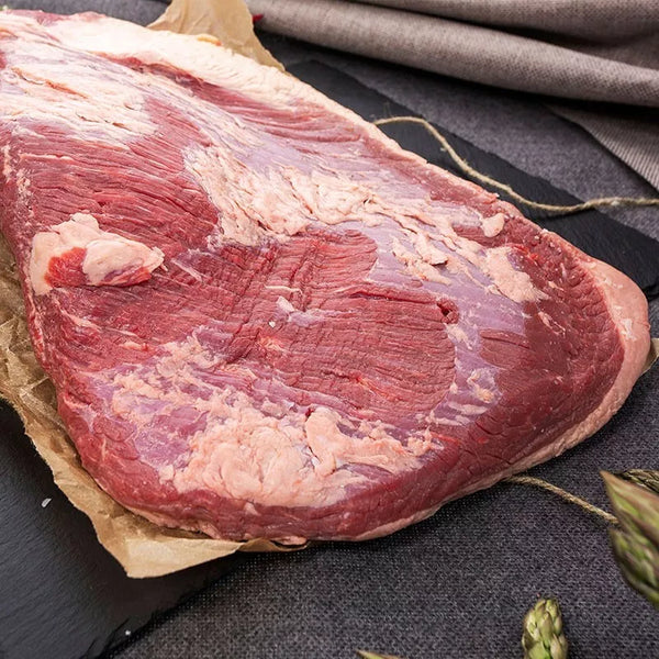 Beef Whole Brisket (point end/deckle off) price/whole frozen, 5.6kg (Grain Fed/Halal)