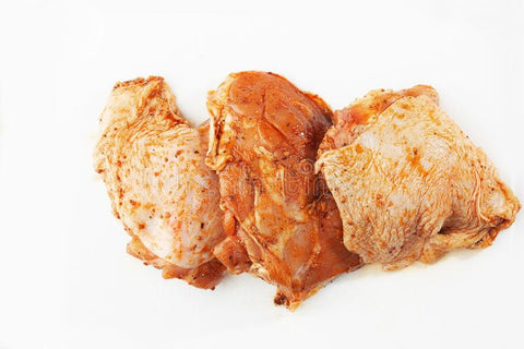 Marinated Cajun Boneless Chicken Legs (Malaysia), 1kg pack (5-7 pcs), frozen
