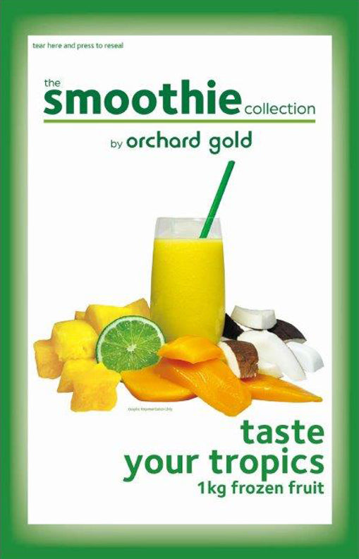 Smoothie Collection, Taste your Tropics, 1kg, price/pack, frozen