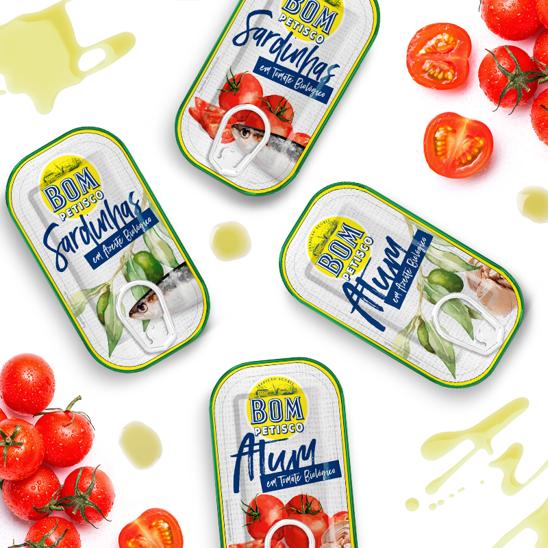 Bom Petisco Canned Solid Tuna in Organic Extra Virgin Olive Oil, 120g
