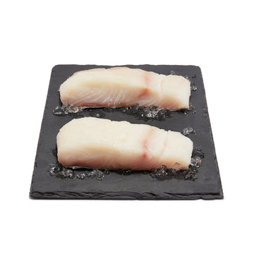 Wild Halibut Fillets, skinless, boneless, approx 750g, 1 pce/pack, price/pack, frozen