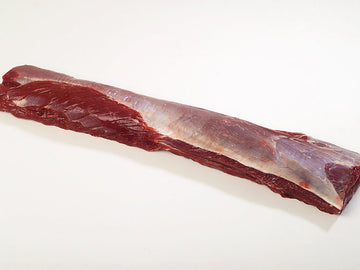 Chilled Grass Fed Venison (Red Deer) Whole Sirloin (Striploin), boneless, approx 2.39kg, price/whole