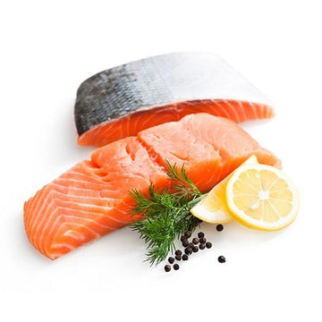 6 pack (value pack) Wild Alaskan Sockeye (Red) Salmon Fillet Portions, skin on, boneless, 180-200g, price/6 pack, frozen