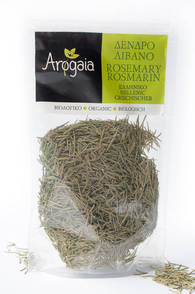 Arogaia Organic Rosemary in a Re-Sealable Bag - 50g