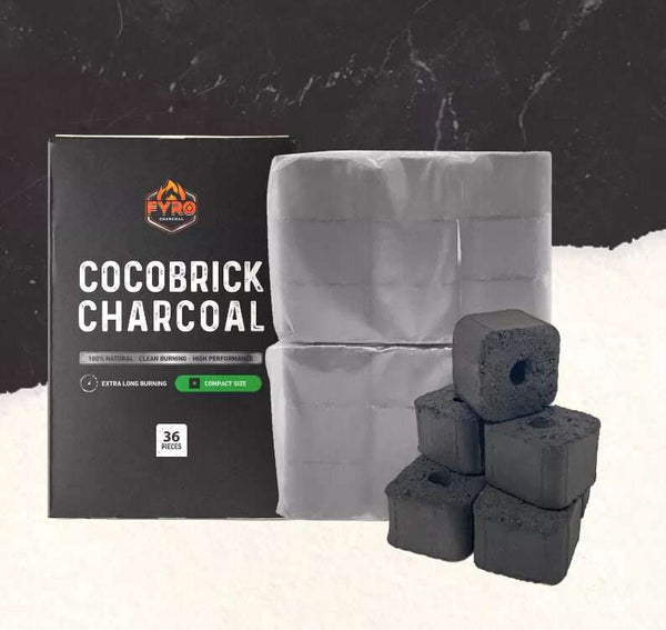 Fyro Cocobrick Charcoal, 1.2kg