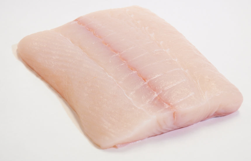 Wild Halibut Fillets, skinless, boneless, approx 600-650g, 1 pce/pack, price/pack, frozen