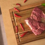 Grass Fed (Halal) Angus Beef Rump Steak, (1 pce/250-275g), price/pack, frozen