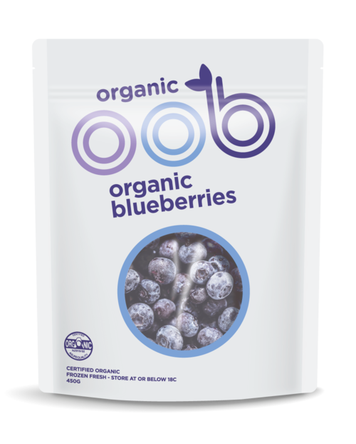 OOB, Organic Blueberries, 450g, frozen