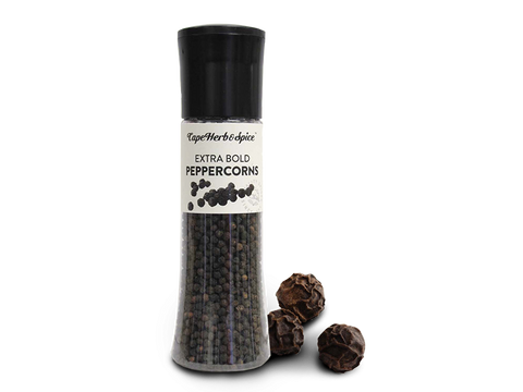 Cape Herb & Spice Tall Black Peppercorn Grinder, 185g