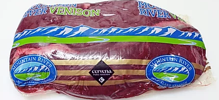 2 only (value pack) Chilled Grass Fed Venison (Red Deer) Tenderloin, 900g/pack, price/2 pack (approx 1.8kg)