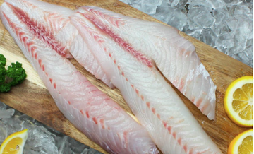 Wild Sea Bream (Tarakihi) Fillets (New Zealand), boneless, skinless, price/500g, frozen