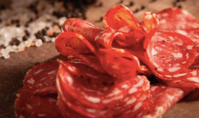 Chilled Hot Hungarian Salami sliced, 100g