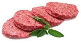Grass Fed Lamb Burger Patties (Gluten Free) Partially cooked, 2 x 120g/pack (240g), price/pack, frozen