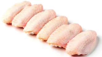 Fresh Organic (Halal) Chicken Mid Joint Wing (Malaysia), 500g pack (12-14 pcs)