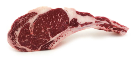 Wagyu Tomahawk Steak (Tajima Aus Ribeye) MS 4/5, Bone in, frozen