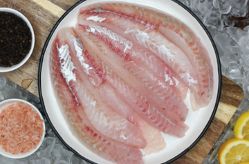 Wild Gurnard (Red) Fillets (New Zealand), boneless, skinless, 350g, price/pack, frozen