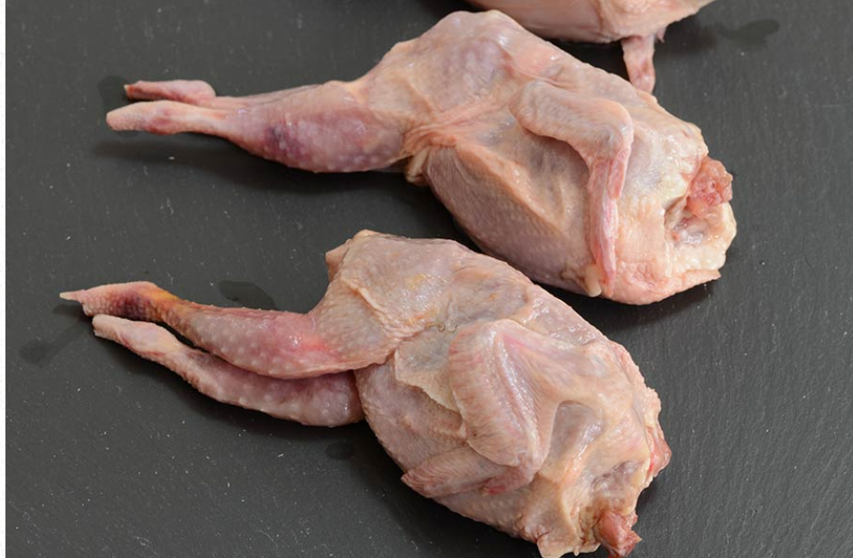 Quails, Bone In, (2 x 350-400g), frozen
