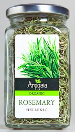 Arogaia Organic Rosemary in a Glass Jar, 50g