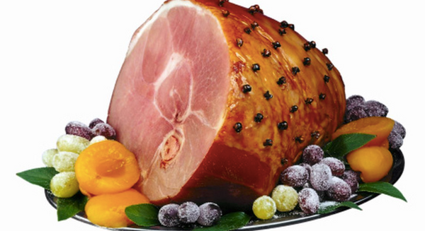 Gammon Ham, Boneless, Skinless, Lightly Smoked, frozen