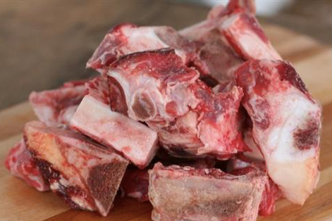 Grass Fed Beef Bones, cut 50mm, price 1kg/pack, frozen