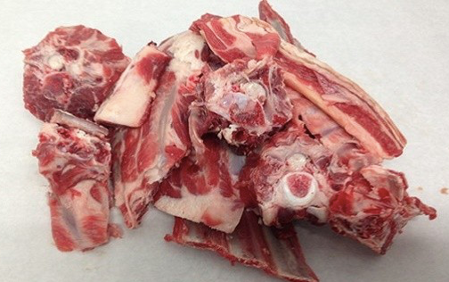 Grass Fed Lamb Bones, cut 60mm, 1kg/pack, frozen
